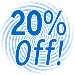 20% OFF SALE. MARCH 2010